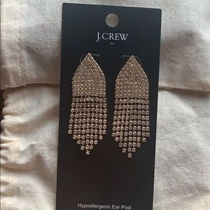 J.Crew crystal chandelier earrings